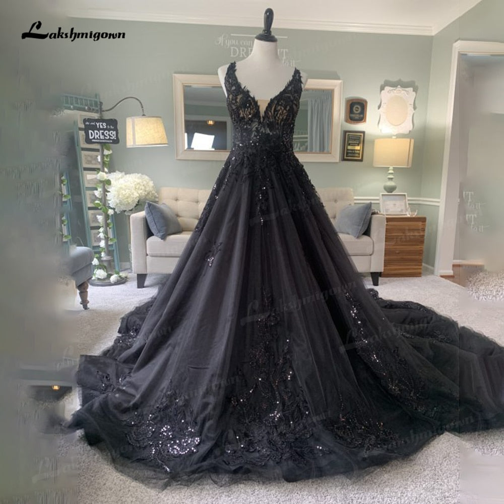 Gothic Black Wedding Dresses ...